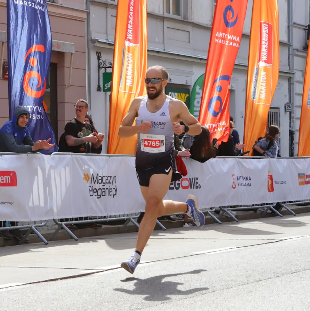 biegacz na zawodach